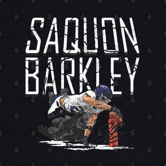 Saquon Barkley New York G Pylon Dive by ClarityMacaws